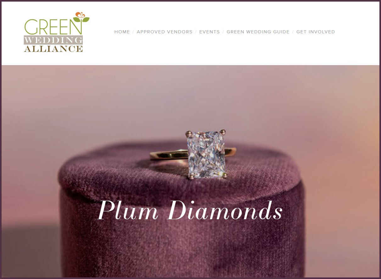 Ethical Jewelry Sourcing Green Wedding Alliance Plum Diamonds